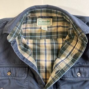 L.L. Bean lined button up shirt